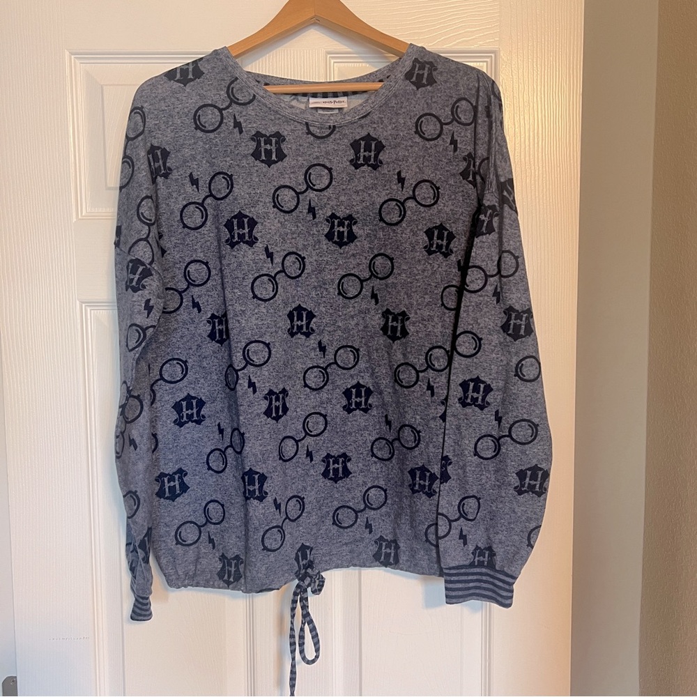 Wizarding World Harry Potter Fleece Pajama Top Size Large G7